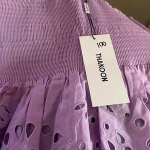Thakoon Eyelet Top/skirt Lavender